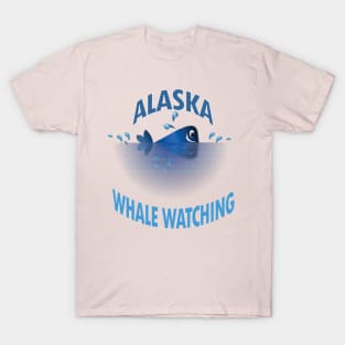 Alaska Whale Watching humpback beluga orca killer whales T-Shirt